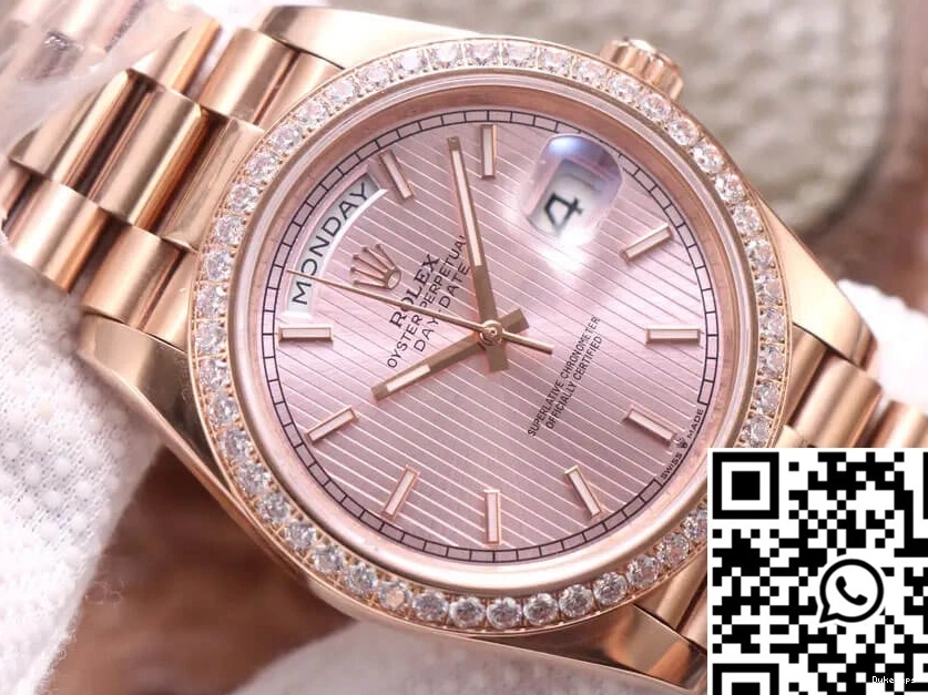 Factory Rose M228345RBR-0010 EW Rolex Gold Day Date 0426